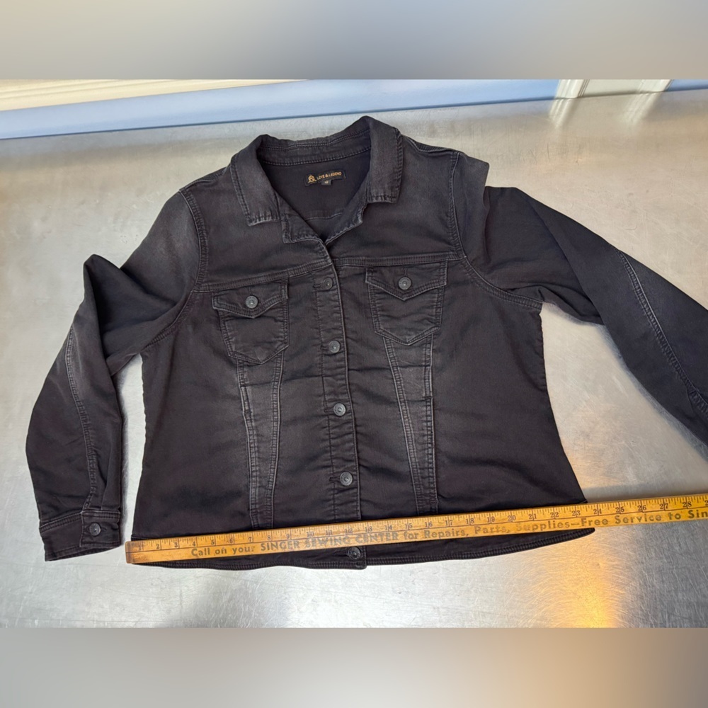 Love & Legend distressed denim Jean jacket - Picture 6 of 13